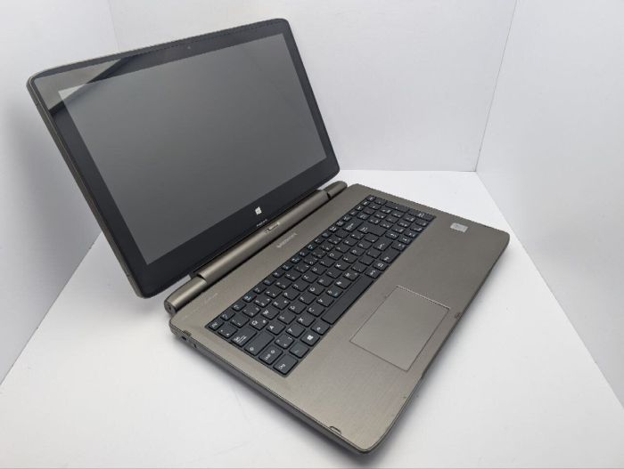 Ноутбук Medion S6214T / 15.6" (1366x768) TN Touch / Intel Pentium N3540 (4 ядра по 2.16 - 2.66 GHz) / 4 GB DDR3 / 60 GB SSD + 500 GB HDD / Intel HD Graphics / WebCam / DVD-ROM / АКБ не тримає б/в - зображення 6