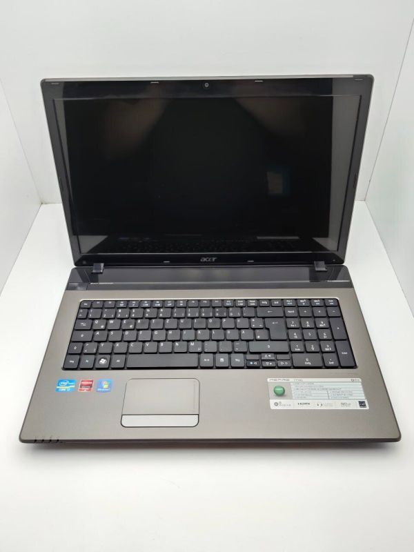 Ноутбук Acer Aspire 7750G / 17.3" (1600x900) TN / Intel Core i7-2630QM (4 (8) ядра по 2.0 - 2.9 GHz) / 6 GB DDR3 / 120 GB SSD + 750 GB HDD / AMD Radeon HD 6770M, 2 GB GDDR5, 128-bit / WebCam / DVD-ROM б/в - зображення 3