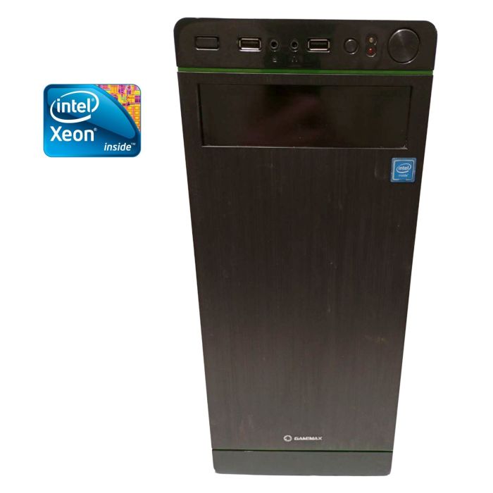ПК GameMax Tower / Intel Xeon E5310 (4 ядра по 1.6 GHz) / 8 GB DDR3 / 320 GB HDD / Intel HD GMA X4500 / 400W / Win 10 б/в - изображение 1