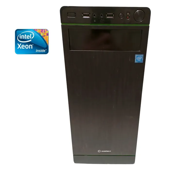 ПК GameMax Tower / Intel Xeon E5310 (4 ядра по 1.6 GHz) / 8 GB DDR3 / 320 GB HDD / Intel HD GMA X4500 / 400W / Win 10 б/в - изображение 1