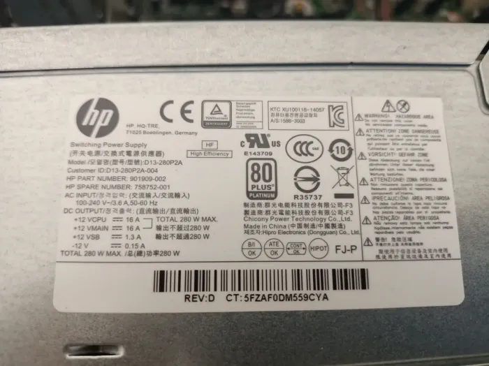 Комп'ютер HP ProDesk 600 G2 Tower / Intel Pentium G4520 (2 ядра по 3.6 GHz) / 8 GB DDR4 / 128 GB SSD / Intel HD Graphics 530 / 280W / VGA б/в - зображення 7