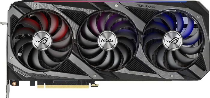 Дискретна відеокарта Asus GeForce RTX 3070 ROG Strix Gaming, 8 GB GDDR6, 256-bit / 2x HDMI, 3x DisplayPort / (ROG-STRIX-RTX3070-8G-GAMING) б/в - зображення 2