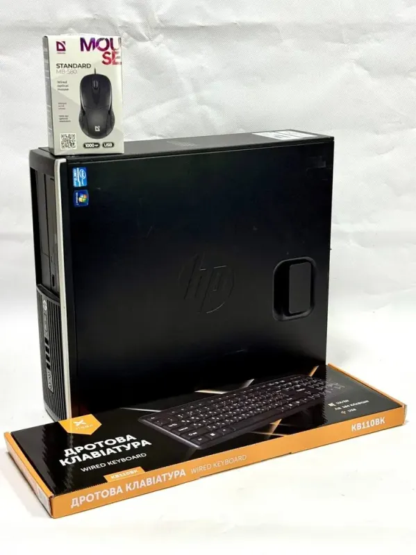 Комп'ютер HP Compaq Elite 8300 SFF / Intel Core i5-3470 (4 ядра по 3.2 - 3.6 GHz) / 8 GB DDR3 / 500 GB HDD / nVidia NVS 310, 512 MB GDDR3, 64-bit б/в - зображення 5