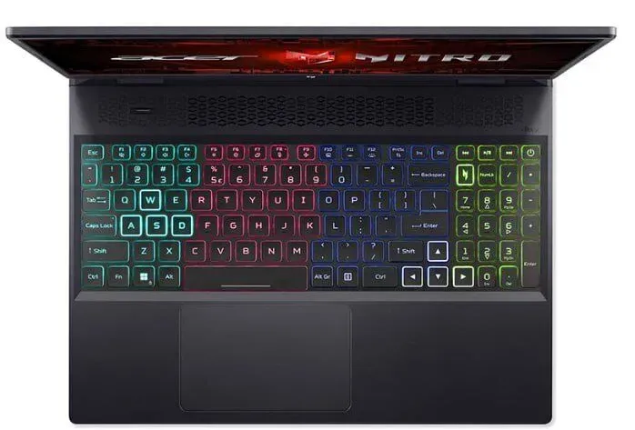 Ігровий ноутбук Acer Nitro 16 AN16-41-R53K / 16" (2560x1600) IPS / AMD Ryzen 7 7840HS (8 (16) ядер по 3.8 - 5.1 GHz) / 16 GB DDR5 / 512 GB SSD / nVidia GeForce RTX 4070, 8 GB GDDR6, 128-bit / WebCam б/в - зображення 3