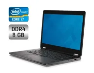 Ультрабук Dell Latitude E7470 / 14" (1920x1080) IPS / Intel Core i7-6600U (2 (4) ядра по 2.6 - 3.4 GHz) / 8 GB DDR4 / 256 GB SSD / Intel HD Graphics 520 / WebCam / Windows 10м б/в