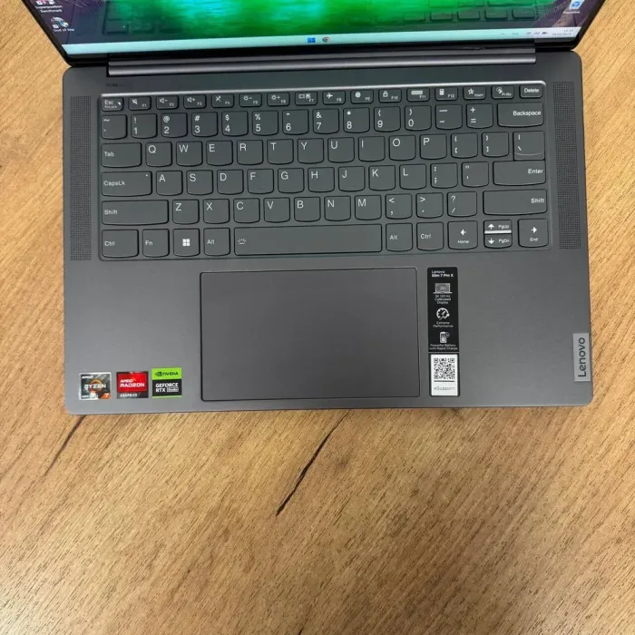 Ігровий ультрабук Lenovo Slim 7 ProX 14ARH7 / 14.5" (3072x1920) IPS Touch / AMD Ryzen 7 6800HS (8 (16) ядер по 3.2 - 4.7 GHz) / 16 GB DDR5 / 1000 GB SSD NVMe / nVidia GeForce RTX 3050, 4 GB GDDR6, 128-bit / WebCam б/в - зображення 7