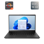 Ультрабук Lenovo K14 G1 / 14" (1920x1080) IPS / AMD Ryzen 5 5600U (6 (12) ядер по 2.3 - 4.2 GHz) / 16 GB DDR4 / 256 GB SSD / AMD Radeon Vega 7 Graphics / WebCam б/в