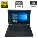 Ноутбук Б-клас Dell Latitude E7440 / 14" (1920x1080) TN / Intel Core i5-4300U (2 (4) ядра по 1.9 - 2.9 GHz) / 8 GB DDR3 / 256 GB SSD / Intel HD Graphics 4400 / WebCam б/в