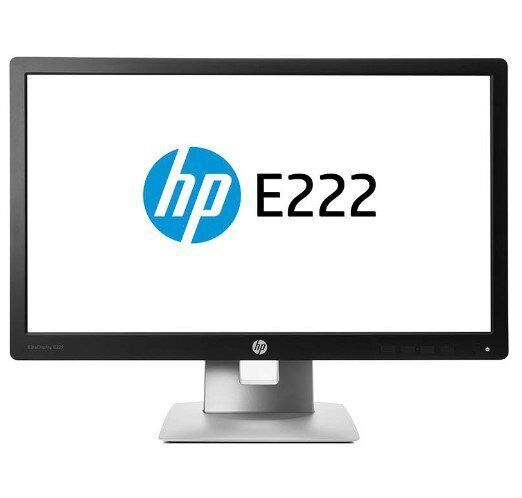 Монітор HP EliteDisplay E222 / 21,5" (1920x1080) IPS / 1x HDMI, 1x DP, 1x VGA, 2x USB 2.0 б/в - зображення 2