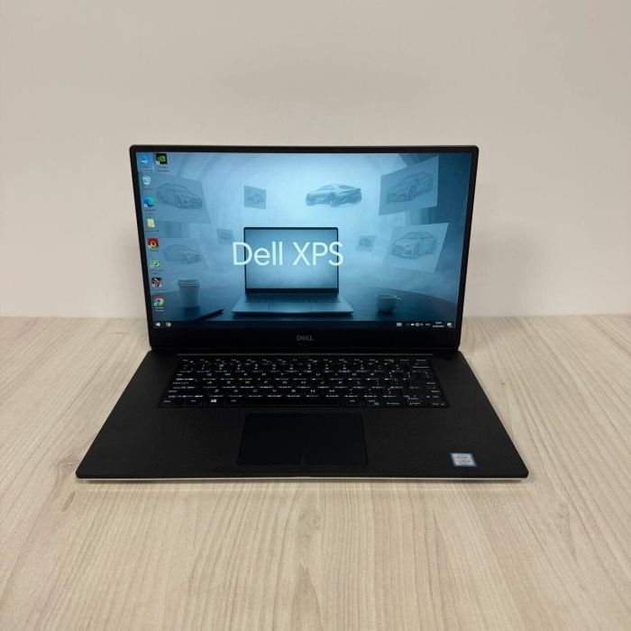 Ігровий ультрабук Б-клас Dell XPS 15 9570 / 15.6" (1920x1080) IPS / Intel Core i5-8300H (4 (8) ядра по 2.3 - 4.0 GHz) / 8 GB DDR4 / 256 GB SSD NVMe / nVidia GeForce GTX 1050, 4 GB GDDR5, 128-bit / WebCam б/в - зображення 2
