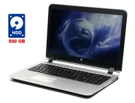 Ноутбук HP ProBook 450 G3 / 15.6" (1366x768) TN / Intel Core i3-6100U (2 (4) ядра по 2.3 GHz) / 8 GB DDR4 / 500 GB HDD / Intel HD Graphics 520 / WebCam / DVD-ROM б/в