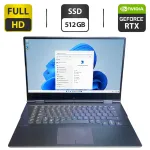 Ігровий ноутбук Lenovo Legion Y740 / 15.6" (1920x1080) IPS / Intel Core i7-9750H (6 (12) ядер по 2.6 - 4.5 GHz) / 16 GB DDR4 / 512 GB SSD / nVidia GeForce RTX 2060, 6 GB GDDR6, 192-bit / WebCam б/в