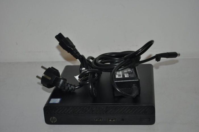 Неттоп HP 260 G3 Настільний міні-ПК USFF / Intel Core i3-7130U (2 (4) ядра по 2,7 ГГц) / 16 ГБ DDR4 / 240 ГБ SSD M.2 / Intel HD Graphics 620 / Wi-Fi / Блок живлення б/в - зображення 5