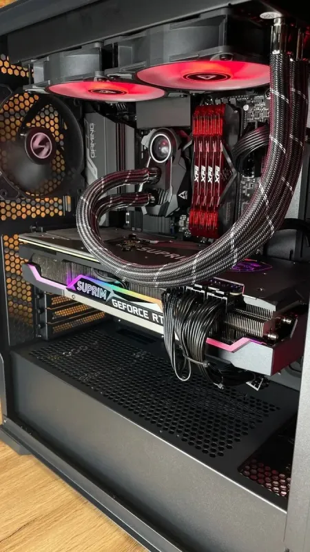 Збірка під замовлення: ігровий ПК Lian Li LanCool 215 Tempered Glass Tower / Intel Core i5-13400F (10 (16) ядер по 1.8 - 3.6 GHz) / 32 GB DDR4 / 1000 GB SSD M.2 + 1000 GB HDD / nVidia GeForce RTX 3090, 24 GB GDDR5X, 384-bit / 850W - зображення 4