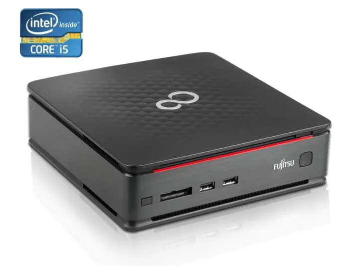 Неттоп Fujitsu Esprimo Q510 USFF / Intel Core i5-3570S (4 ядра по 3.1 - 3.8 GHz) / 8 GB DDR3 / 256 GB SSD / Intel HD Graphics 2500 б/в - зображення 1