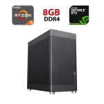 Ігровий ПК Forsage Mesh Box Tower / AMD Ryzen 5 5500 (6 (12) ядер по 3,6 - 4,2 ГГц) / 8 ГБ DDR4 / 480 ГБ SSD / nVidia GeForce GTX 1070 Ti, 8 ГБ GDDR5, 256-біт