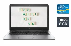 Ультрабук HP EliteBook 840 G4 / 14" (1920x1080) IPS / Intel Core i5-7300U (2 (4) ядра по 2.6 - 3.5 GHz) / 8 GB DDR4 / 240 GB SSD / Intel HD Graphics 620 / WebCam / TouchID / Windows 10 б/в