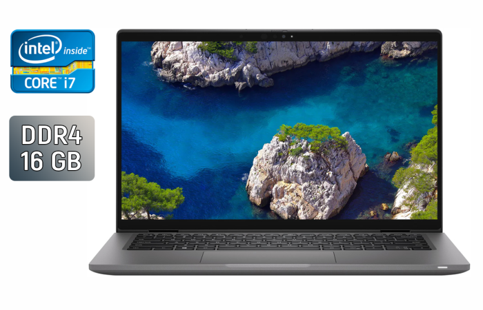 Ультрабук Dell Latitude 7430 / 14" (1920x1080) IPS / Intel Core i7-1265U (10 (12) ядер по 3.6 - 4.8 GHz) / 16 GB DDR4 / 512 GB SSD / Intel Iris Xe Graphics / TouchID / WebCam / Windows 11 б/в - зображення 1
