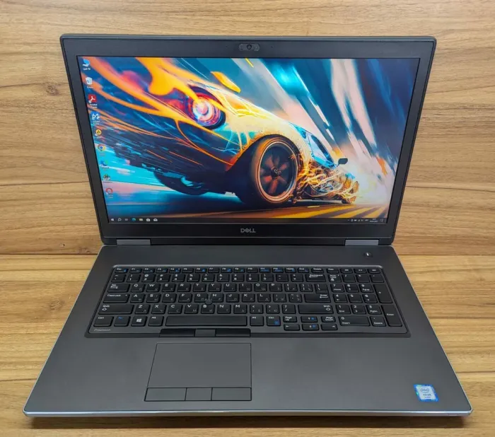 Мобільна робоча станція Dell Precision 7740 / 17.3" (1920x1080) IPS / Intel Xeon E-2276M (6 (12) ядер по 2.8 - 4.7 GHz) / 32 GB DDR4 / 512 GB SSD / nVidia Quadro RTX 4000, 8 GB GDDR6, 256-bit / WebCam / Windows 10 б/в - зображення 2