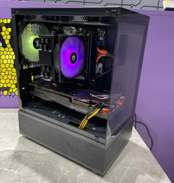 Ігровий ПК 1stPlayer Mi2 A-BK-2F7R-1F7 FORSAGE Tower / AMD Ryzen 5 5500 (6 (12) ядер по 3.6 - 4.2 GHz) / 16 GB DDR4 / 512 GB SSD / nVidia GeForce GTX 1070, 8 GB GDDR5, 256-bit б/в - зображення 3