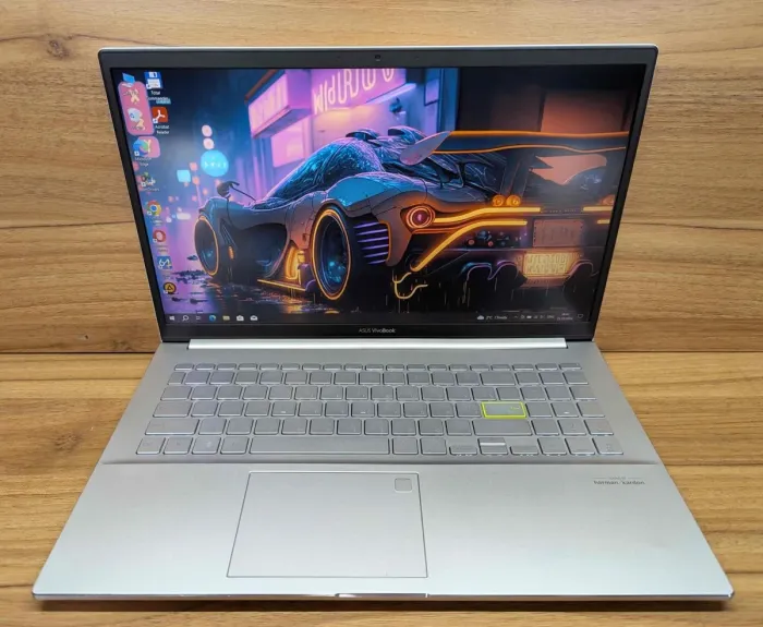 Ноутбук Asus VivoBook S533F / 15.6" (1920x1080) IPS / Intel Core i7-10510U (4 (8) ядра по 1.8 - 4.9 GHz) / 16 GB DDR4 / 512 GB SSD / Intel UHD Graphics / WebCam / TouchID / Windows 10 б/в - зображення 2