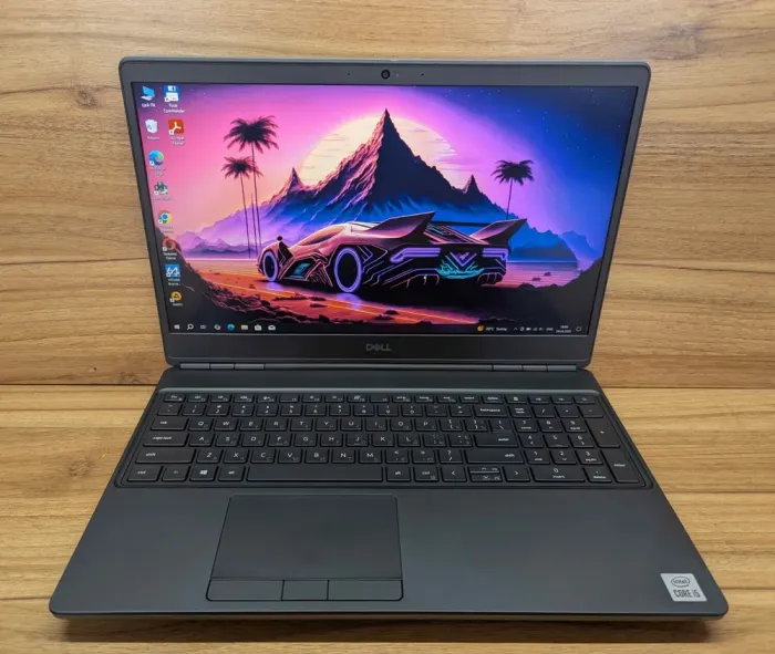 Мобільна робоча станція Dell Precision 7550 / 15.6" (1920x1080) IPS / Intel Core i5-10400H (4 (8) ядра по 2.6 - 4.6 GHz) / 32 GB DDR4 / 512 GB SSD / nVidia Quadro T1000, 4 GB GDDR6, 128-bit / WebCam / HDMI / Windows 10 б/в - зображення 2