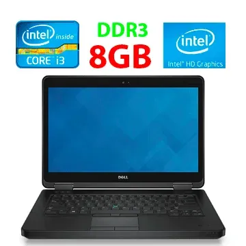 Ноутбук Dell Latitude E5440 / 14" (1366x768) TN / Intel Core i3-4030U (2 (4) ядра по 1.9 GHz) / 8 GB DDR3 / 128 GB SSD / Intel HD Graphics 4400 / WebCam б/в - зображення 1