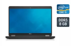 Ноутбук Dell Latitude E5450 / 14" (1366x768) TN / Intel Core i5-5300U (2 (4) ядра по 2.3 - 2.9 GHz) / 8 GB DDR3 / 240 GB SSD / Intel HD Graphics 5500 / WebCam / Windows 10 б/в
