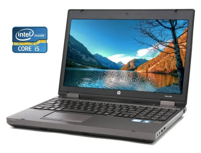Ноутбук Б-клас HP ProBook 6560b / 15.6" (1600x900) TN / Intel Core i5-2520M (2 (4) ядра по 2.5 - 3.2 GHz) / 8 GB DDR3 / 500 GB HDD / AMD Radeon HD 6470M, 512 MB DDR3, 64-bit / WebCam / DVD-ROM б/в - зображення 1