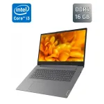 Ультрабук Lenovo IdeaPad 3 17IAU7 / 17.3" (1600x900) TN / Intel Core i3-1215U (6 (8) ядер по 3.3 - 4.4 GHz) / 16 GB DDR4 / 256 GB SSD / Intel UHD Graphics / WebCam / HDMI б/в