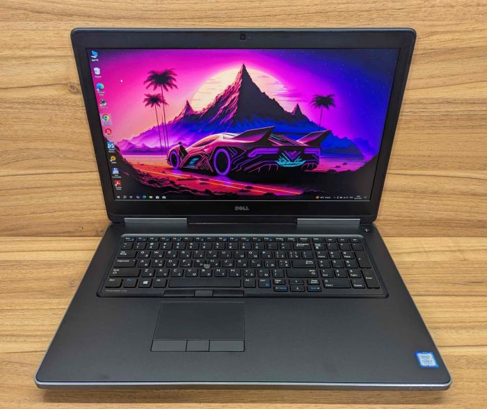 Мобільна робоча станція Б-клас Dell Precision 7720 / 17.3" (1920x1080) IPS / Intel Core i7-7820HQ (4 (8) ядра по 2.9 - 3.9 GHz) / 32 GB DDR4 / 512 GB SSD / nVidia Quadro P3000, 6 GB GDDR5, 192-bit / WebCam / Windows 10 б/в - зображення 2