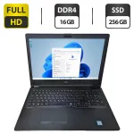 Ноутбук Fujitsu LifeBook U758 / 15.6" (1920x1080) TN / Intel Core i5-8350U (4 (8) ядра по 1.7 - 3.6 GHz) / 16 GB DDR4 / 256 GB SSD / Intel UHD Graphics 620 / WebCam / Без АКБ б/в
