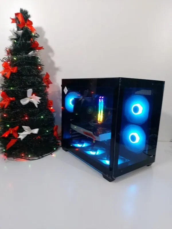 Ігровий ПК AeroCool Dryft Tower / Intel Core i7-8700 (6 (12) ядра по 3,2 - 4,6 ГГц) / 32 ГБ DDR4 / 1000 ГБ SSD M.2 + 1000 ГБ HDD / nVidia GeForce GTX 1080 Ti, 11 ГБ GDDR5X, 320-bit / 700 Вт б/в - зображення 2