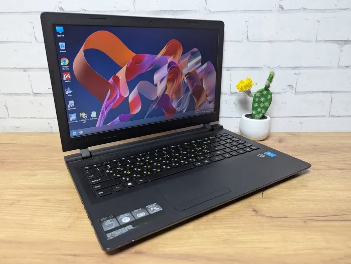 Ноутбук Lenovo B50-10 / 15.6" (1366x768) TN / Intel Pentium N3540 (4 ядра по 2.16 - 2.66 GHz) / 8 GB DDR3 / 120 GB SSD / Intel HD Graphics / WebCam / DVD-ROM б/в - зображення 3