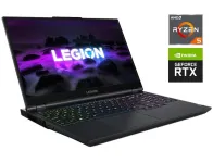 Ігровий ноутбук Lenovo Legion 5 15ACH6H / 15.6" (1920x1080) IPS / AMD Ryzen 5 5600H (6 (12) ядер по 3.3 - 4.2 GHz) / 16 GB DDR4 / 512 GB SSD M.2 / nVidia GeForce RTX 3060, 6 GB GDDR6, 192-bit / WebCam / Win 11 Home б/в