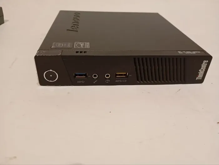 Неттоп Lenovo ThinkCentre M83 Tiny USFF / Intel Core i5-4570T (2 (4) ядра по 2.9 - 3.6 GHz) / 8 GB DDR3 / 256 GB SSD / Intel HD Graphics 4600 б/в - зображення 2