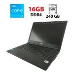 Ноутбук Fujitsu LifeBook E5411 / 14" (1920x1080) IPS / Intel Core i3-1115G4 (2 (4) ядра по 1.7 - 4.1 GHz) / 16 GB DDR4 / 240 GB SSD / Intel UHD Graphics / WebCam / 4G б/в