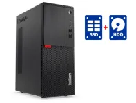 ПК Lenovo ThinkCentre M710t Tower / Intel Core i3-6100 (2 (4) ядра по 3.7 GHz) / 16 GB DDR4 / 240 GB SSD + 500 GB HDD / Intel HD Graphics 630 / DVD-RW б/в