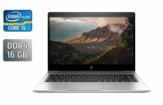 Ультрабук Б-клас HP EliteBook 840 G5 / 14" (1920x1080) IPS / Intel Core i5-8250U (4 (8) ядра по 1.6 - 3.4 GHz) / 16 GB DDR4 / 512 GB SSD / Intel UHD Graphics 620 / Fingerprint / WebCam / Windows 10 б/в