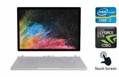 Ноутбук-трансформер Б-клас Microsoft Surface Book 2 / 15" (3240x2160) IPS Touch / Intel Core i7-8650U (4 (8) ядра по 1.9 - 4.2 GHz) / 16 GB DDR3 / 512 GB SSD / nVidia GeForce GTX 1060, 6 GB GDDR5, 192-bit / USB Type-C / WebCam б/в