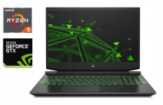 Ігровий ноутбук HP Pavilion Gaming 15-ec2021nr / 15.6" (1920x1080) IPS / AMD Ryzen 5 5600H (6 (12) ядер по 3.3 - 4.2 GHz) / 16 GB DDR4 / 512 GB SSD / nVidia GeForce GTX 1650, 4 GB GDDR5, 128-bit / WebCam / Windows 10 б/в