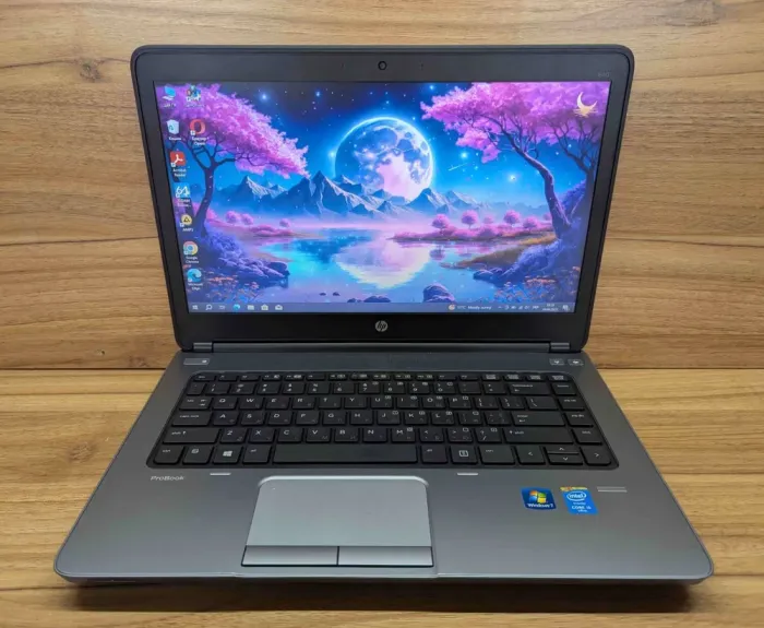 Ноутбук Б-клас HP ProBook 640 G1 / 14" (1366x768) TN / Intel Core i5-4300M (2 (4) ядра по 2.6 - 3.3 GHz) / 8 GB DDR3 / 240 GB SSD / Intel HD Graphic 4600 / WebCam / Fingerprint / Windows 10 б/в - зображення 2