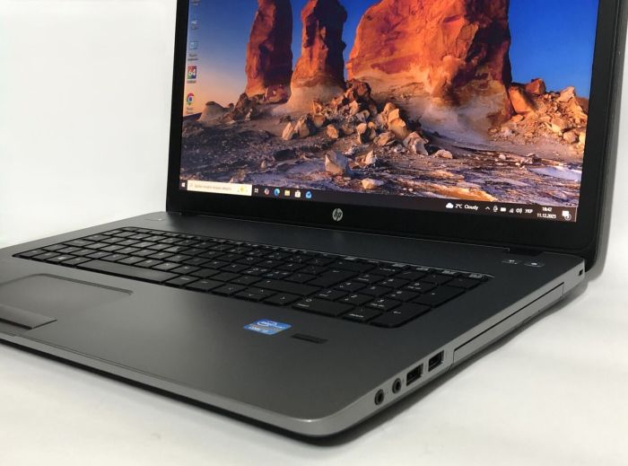 Ноутбук Б-клас HP ProBook 470 G0 / 17.3" (1600x900) TN / Intel Core i3-3120M (2 (4) ядра по 2.5 GHz) / 8 GB DDR3 / 750 GB HDD / AMD Radeon HD 8750M, 1 GB DDR3, 128-bit / WebCam / DVD-ROM / Win 10 Pro б/в - зображення 9