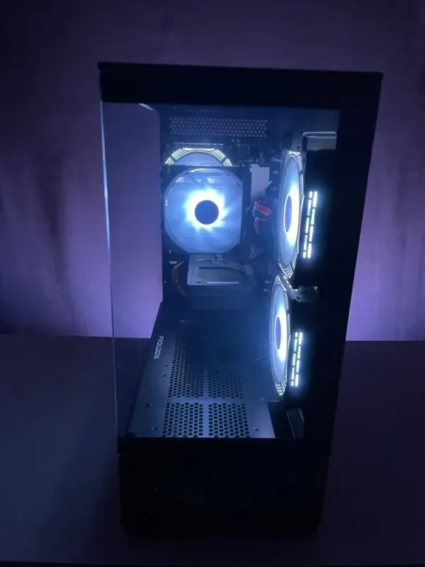 Игровой ПК 1stPlayer Mi7-A-BK-2F7R-1F7 STALKER Tower / Intel Core i5-12400F (6 (12) ядер по 2.5 - 4.4 GHz) / 16 GB DDR5 / 1000 GB SSD M.2 / nVidia GeForce RTX 5060, 8 GB GDDR7, 128-bit б/в - зображення 2