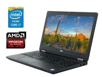 Ігровий ноутбук Dell Latitude E5570 / 15.6" TN / Intel Core i7-6600U (2(4) ядра по 2.6-3.4 GHz) / 8GB DDR4 / 240GB SSD / AMD Radeon R7 M360, 2GB DDR3, 64-bit / WebCam / Win 10 Pro б/в