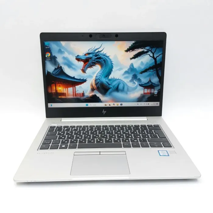 Ультрабук HP EliteBook 830 G6 / 13.3" (1920x1080) IPS / Intel Core i7-8565U (4 (8) ядра по 1.8 - 4.6 GHz) / 16 GB DDR4 / 256 GB SSD / Intel UHD Graphics / WebCam б/в - зображення 2