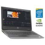 Мобільна робоча станція Б-класу Dell Precision 7730 / 17,3" (1920x1080) IPS / Intel Core i7-8850H (6 (12) ядер по 2,6 - 4,3 ГГц) / 16 ГБ DDR4 / 256 ГБ SSD NVMe / nVidia Quadro P3200, 6 ГБ GDDR5, 192-біт / WebCam / Win 11 Pro б/в
