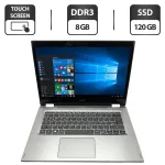 Ноутбук Acer Spin 3 SP314 / 14" (1920x1080) TN Touch / Intel Core i5-8265U (4 (8) ядра по 1.6 - 3.9 GHz) / 8 GB DDR3 / 120 GB SSD / Intel UHD Graphics / WebCam б/в