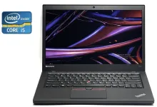 Ультрабук Lenovo ThinkPad T450s / 14" (1920x1080) IPS / Intel Core i5-5300U (2 (4) ядра по 2.3 - 2.9 GHz) / 12 GB DDR3 / 240 GB SSD / Intel HD Graphics 5500 / WebCam б/в