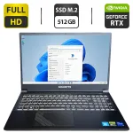 Ігровий ноутбук Gigabyte G5 KF / 15.6" (1920x1080) IPS / Intel Core i5-12500H (12 (16) ядер по 3.3 - 4.5 GHz) / 16 GB DDR4 / 512 GB SSD M.2 / nVidia GeForce RTX 4060, 8 GB GDDR6, 128-bit / WebCam б/в